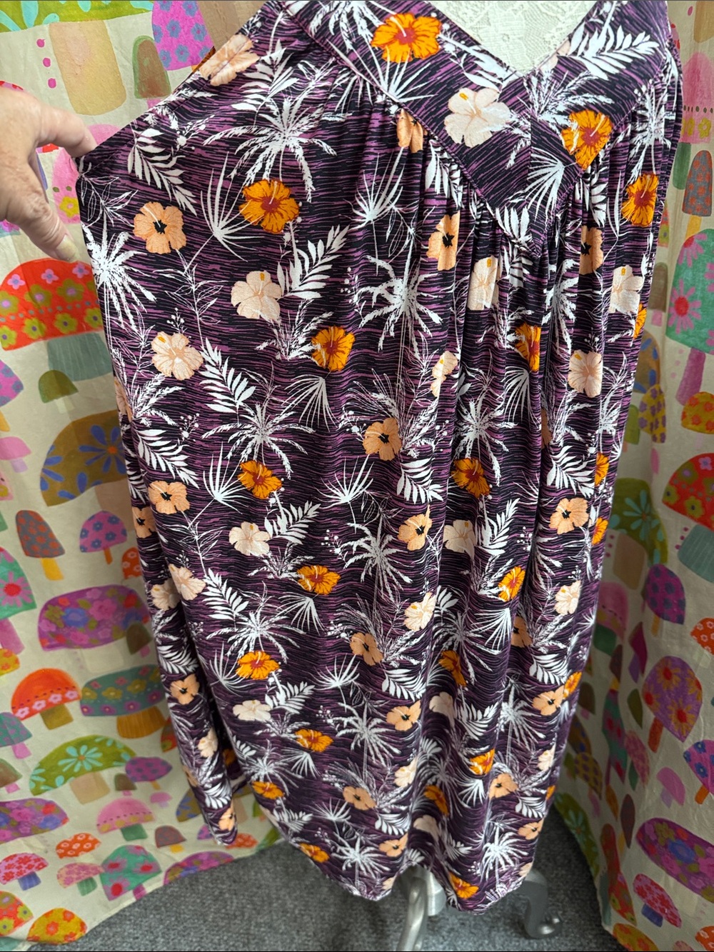 Women’s Sleeveless Tropical Dress. Large? - Picture 3 of 6
